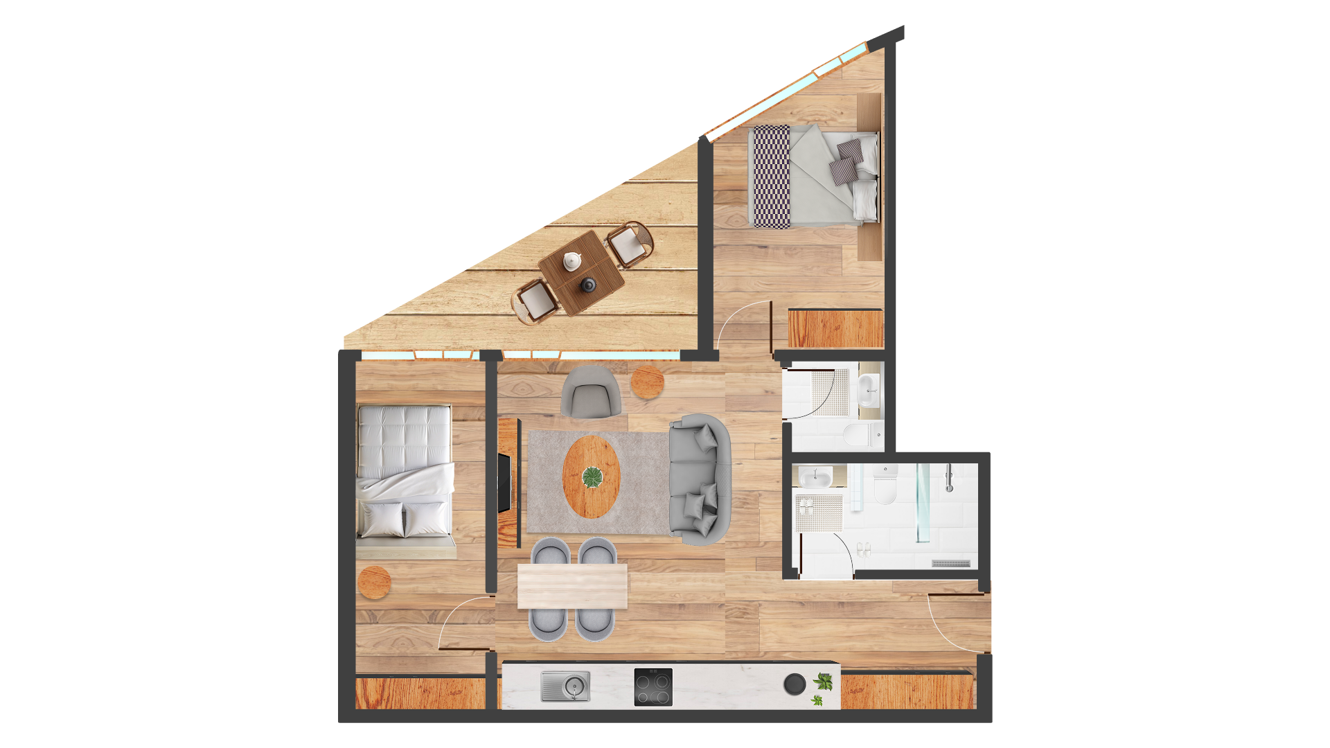 Ihre Hotelsuite -201 im Dom4545